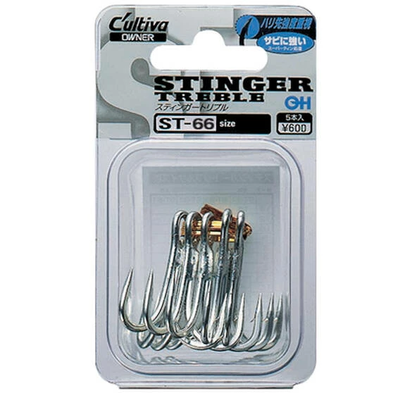 Owner 4X Treble Hook Size 2 / 0 1 Owner 4X Treble Hook Size 2 / 0