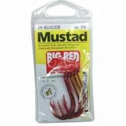 Mustad Big Red Suicide Hooks