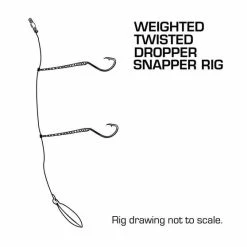 Pryml Weighted Twisted Dropper Snapper Rig