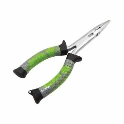 Mustad Stainless Steel Split Ring Plier 7in Green