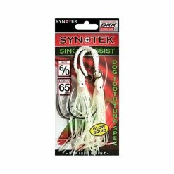 Synotek Single Assist Hooks 6/0 6.5cm Full Glow
